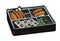 Hand drawn salmon sushi box