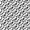 Hand drawn seamless brush spot pattern. Dry and rough edges ink