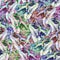 Hand drawn seamless pattern with frogs