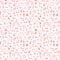 Hand drawn seamless pattern on love theme. Design for valentine and wedding. Cute background. Doodle, sketch