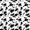 Hand drawn seamless pattern stylized animal skin Dalmatians. Can be used for design on fabric, wallpaper