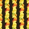 Hand drawn seamless pattern. Summer background with exotic fruits.