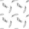 Hand Drawn Seamless Plumage Pattern