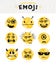 Hand drawn set of Emoticons.