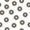 Hand-Drawn Steampunk Gear Transmission Element Seamless Pattern on White Background.