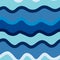 Hand drawn stripes seamless pattern. Funny waves background. Abstract wavy line endless wallpaper