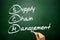 Hand drawn Supply Chain Management (SCM), business concept acronym on blackboard