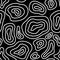 Hand drawn topographic seamless pattern