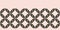 Hand drawn tribal mosaic quilt border pattern. Vector seamless background. Symmetry geometric ceramic tile illustration