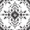 Hand drawn tribal seamless pattern