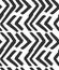 Hand drawn vector abstract rough geometric monochrome seamless zig zag chevron pattern in black and white colors. Hand