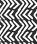 Hand drawn vector abstract rough geometric monochrome seamless zig zag chevron pattern in black and white colors.Hand