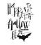 Hand drawn vector Halloween Poster with handwritten modern lettering phase Happy Halloween