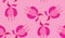 Hand drawn vector illustration. Cherry blossom seamless flowers pattern