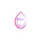 Hand drawn vector illustration of menstrual cup. Can be used as logo or in web design. Sanitary pink cup vector illustration. Mode