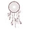 Hand drawn vector Native American Indian talisman