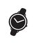 Hand drawn watch. Doodle vector clocks. Artistic drawing object.
