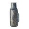 Hand drawn watercolor illustration of old retro metal thermos on isolated background for travel or adventure. Drawing of