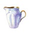 Hand drawn watercolor porcelain kettle on white background