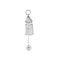 Hand drawn wind chime