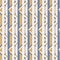 Hand drawn woven wonky gingham check seamless pattern. Vector textured organic irregular grunge grid background
