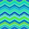 Hand drawn zigzag pattern in aqua blue.