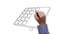 Hand of engineer drawing panel solar on whiteboard sketch animation