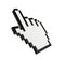 Hand finger cursor