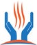 Hand Flame Logo