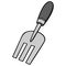 Hand Fork Illustration