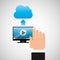 Hand gadget player upload cloud video