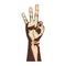 Hand gesture icon image