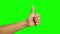 Hand, green screen, green screen of hand, chroma key of hand,