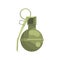 Hand grenade. Military weapon colorful vector Illustration