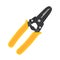 Hand-held wire stripper vector icon in flat design. Symbol of manual device.