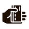 Hand Holding Credit Card Vector Icon