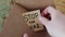 Hand holding handwritten anti-war message `stop war` quote in a vintage envelope upon the ancient world map