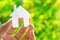 Hand Holding Icon House