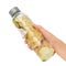 Hand Holding Pineapple Water Bottle