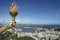 Hand Holding Torch Rio de Janeiro Brazil