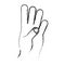 Hand human language icon