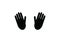 Hand human thumb symbol body part icon palm