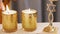 hand Jewish woman lights Shabbat candles on the table.