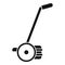 Hand lawn mower icon, simple style