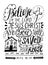 Hand lettering Believe in the Lord Jesus Christ and you will be saved and thy house.