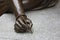 The Hand of Lucy Stone Statue on the Commonwealth Avenue, Boston