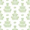 Hand made bamboo stem seamless pattern. Japanese abstract geo botanical . Soft grass green neutral tones. All over recycled print