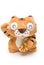 Hand-made stuffed animal tiger toy