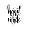 Hand-made vector lettering