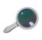 Hand Magnifier, blue-green-violet glass